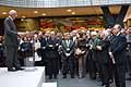 Dirigenti e autorit presenti allinaugurazione del Museo dellAutomobile di Torino